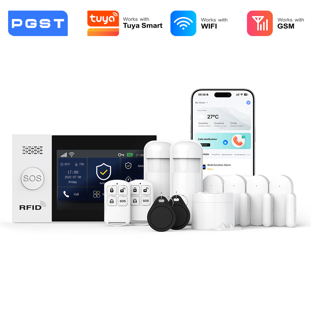 Sim Gsm Alarm - PGST allarme intelligente antifurto kit completo