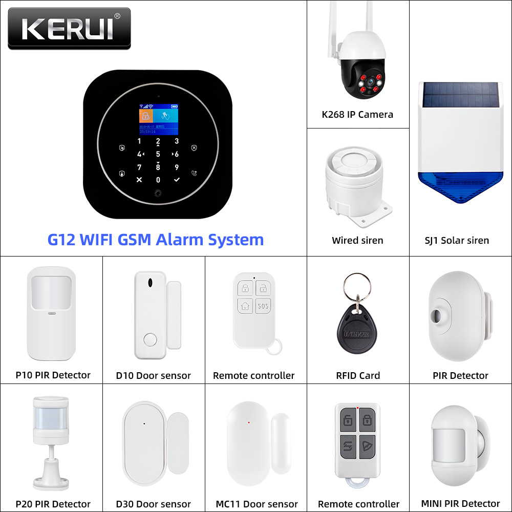 KERUI G12 2G Wifi Sistema di a - Sim Gsm Alarm recensione e prezzo