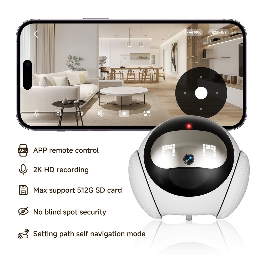 Robot S1 con design originale  - Home Security Robot recensione e prezzo