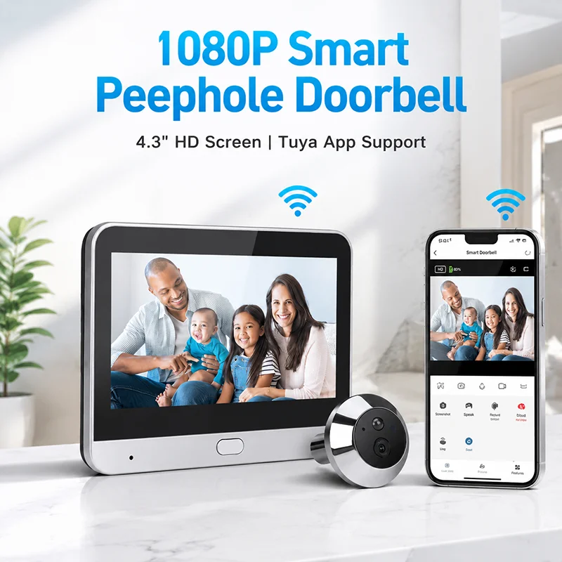 Telecamera digitale wireless d - Home Security Front Door Camera recensione e prezzo
