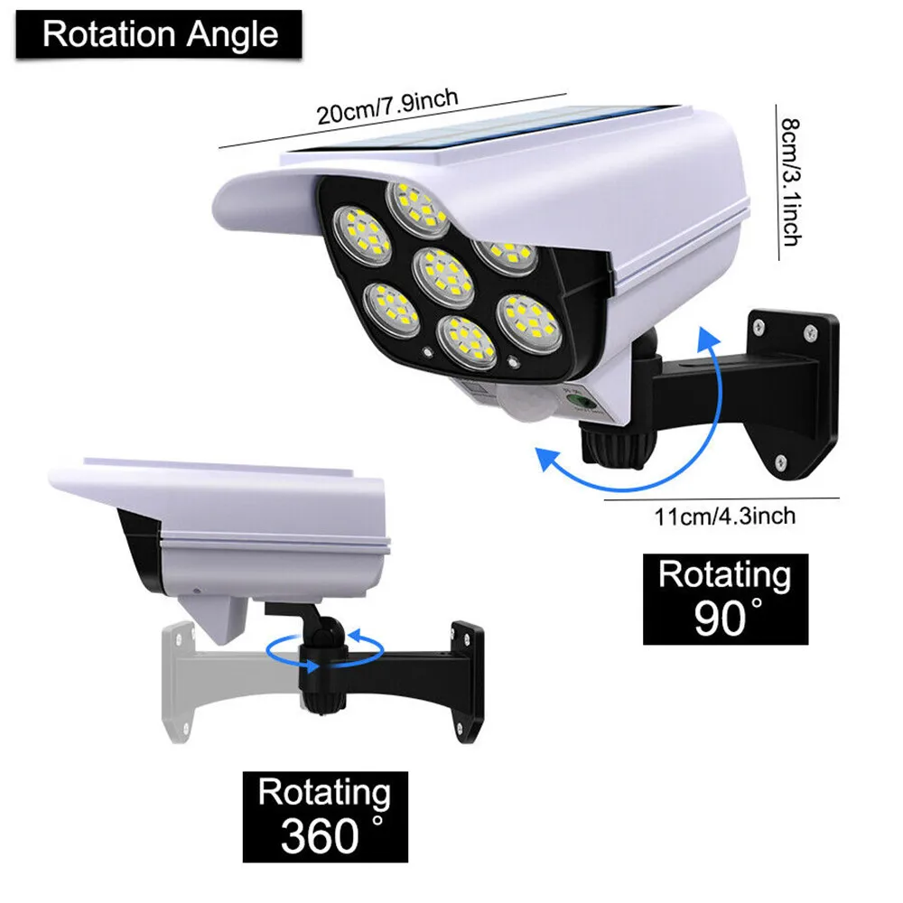 Luce solare esterna Sensore di - Home Security Flood Lights recensione e prezzo