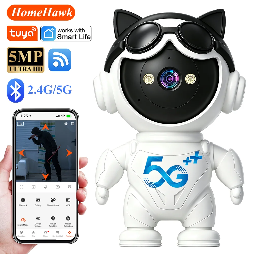 Telecamera IP Wireless Tuya Sm - Home Security Robot recensione e prezzo